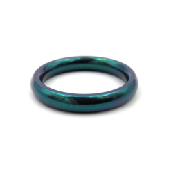 Titanium Gear Design - "Smooth" Titan Ring Blue