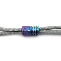 Titanium Gear Design - "Screw" Bead Blue/Purple