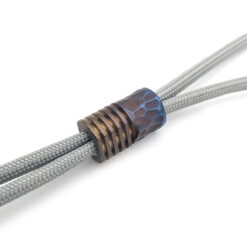 Alternative view of Titanium Gear Design - "Screw" Bead Yellow/Blue