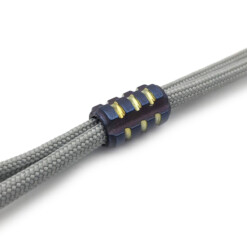 Alternative view of Titanium Gear Design - Small Striped Bead Blue/Yellow