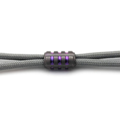 Titanium Gear Design - Small Striped Bead Grey/Purple
