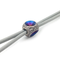 Alternative view of Titanium Gear Design - "Three Eyed Meteor Sphere" Grey/Blue/Purple