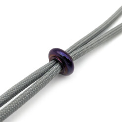 Alternative view of Titanium Gear Design - "Wheel" Titanium Bead Purple