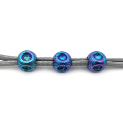 Titanium Gear Design - "Zebra Cube" Timascus Blue/Purple