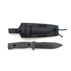 Alternative view of TRC Knives - Mille Couri, DLC Black, Kydex