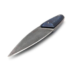 Alternative view of Uldanov - Damast-Neck-Knife, TiMascus, rostfrei