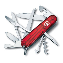 Victorinox - Huntsman, rot transparent