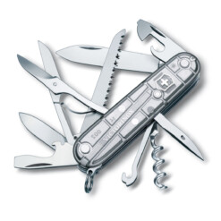 Victorinox - Huntsman, silber transparent