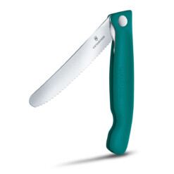 Alternative view of Victorinox - Swiss Classic Picknick Messer 11 cm, gewellt, grün