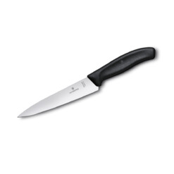 Victorinox - Swiss Classic Kochmesser 15 cm, gerade, schwarz
