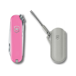 Alternative view of Victorinox - Special Bundle Classic SD Classic Color Cherry Blossom & Leather Pouch Mystical Morning