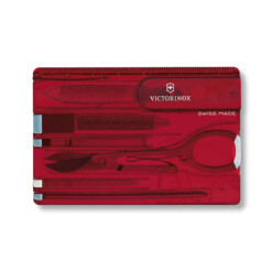 Victorinox - Swiss Card Classic, rot transparent