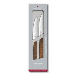 Alternative view of Victorinox - Swiss Modern Steakmesser Set 2-teilig 12 cm, Welle, Nussbaum, Geschenkschachtel