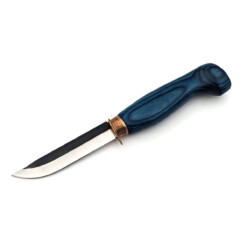 Wood Jewel - Puukko 8,5 cm, Blau - 23PPBlue
