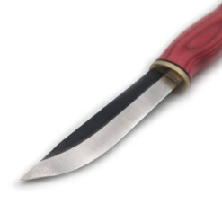Alternative view of Wood Jewel - Puukko Red Knife 8,5 cm - 23Red