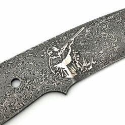 Alternative view of ZZOSS - Damast Messerklinge Jagdmesser "Jäger", 9 cm