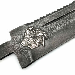 Alternative view of ZZOSS - Damast Messerklinge Jagdmesser "Hund mit Vogel", 15,5 cm